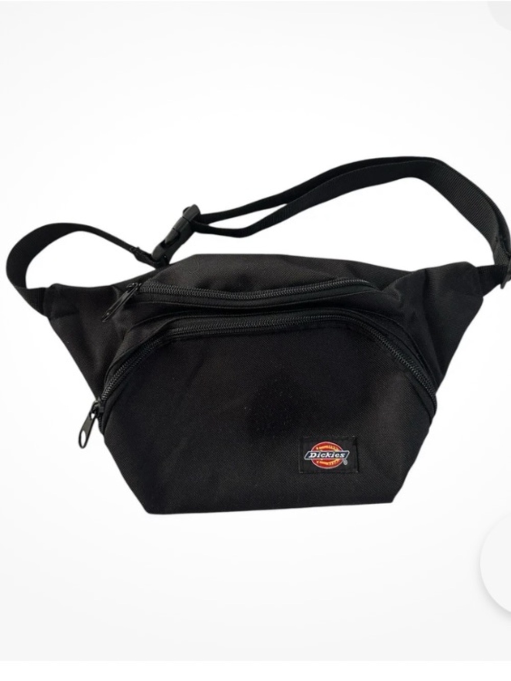 DICKIES  Black Nylon Fanny Pack Bag Travel Y2K 90's Unisex  NWOT